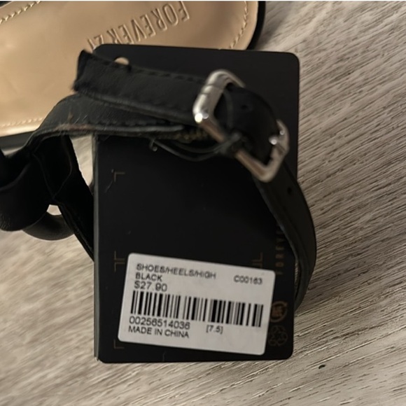 Black heel sandals - Picture 7 of 10